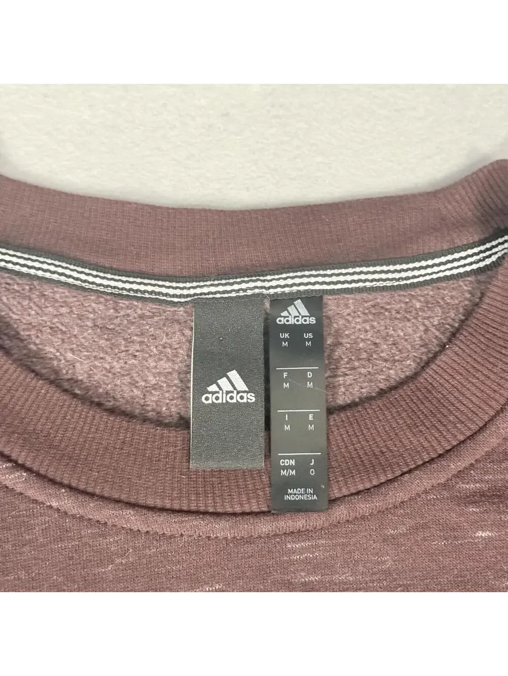 Adidas For Creators Only Sweater Brown‎ Burgundy Size Medium Athletic Pullover